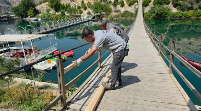 Saklı Cennet Halfeti'de Turizm Mesaisi Başladı! Köprüler Baştan Aşağı Yenileniyor