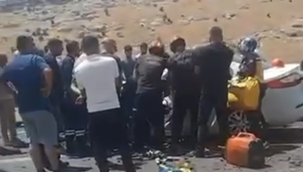 Şanlıurfa-Birecik yolunda feci kaza!