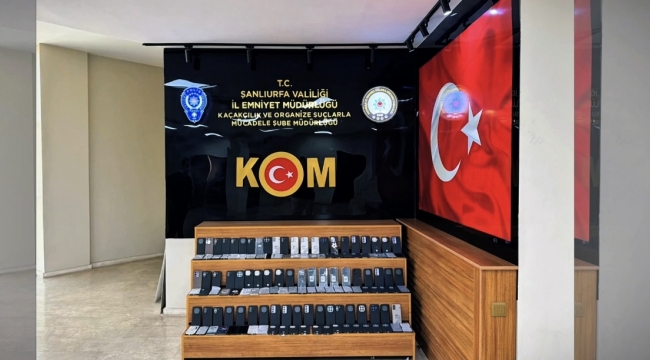 Şanlıurfa'da 3,5 Milyon TL Değerinde Kaçak Cep Telefonu Ele Geçirildi