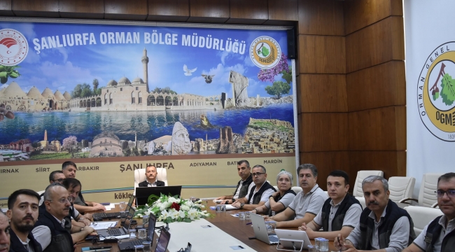 Şanlıurfa'da Orman Yangını Alarmı! Alınacak Tedbirler Görüşüldü