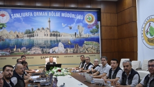 Şanlıurfa'da Orman Yangını Alarmı! Alınacak Tedbirler Görüşüldü