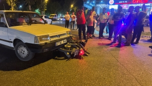 Şanlıurfa'da otomobil ile motosiklet çarpıştı