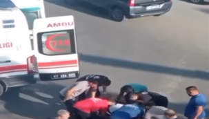 Birecik'te Korkutan Kaza! Karşıya Geçmek İsteyen Yayaya Araç Çarptı