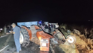 Çarpışmanın Şiddeti Korkunçtu! Şanlıurfa'da Traktör İkiye Bölündü, 5 Yaralı