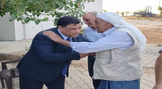 Halil Aslan Halfeti'de sahaya indi! Esnaf ve vatandaşlarla buluştu