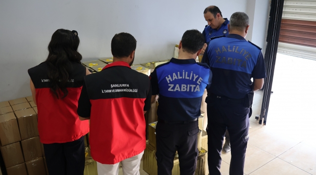 Haliliye Belediyesi'nden Denetim: 875 Kilo Sade Yağa El Konuldu