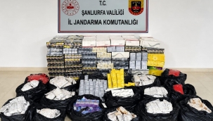 Jandarmadan Şanlıurfa'da kaçak tütün operasyonu