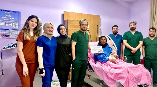 Şanlıurfa'da 41 Yaşındaki Gebe İçin Özel Doğum Yöntemi Uygulandı