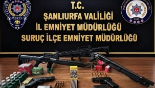 Şanlıurfa'da eş zamanlı silah operasyonu: 16 gözaltı