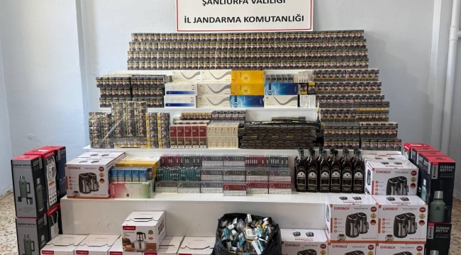 Şanlıurfa'da Kaçakçılık Operasyonu: 13 Bin 170 Sigara Ele Geçirildi