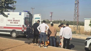 Şanlıurfa'da otomobil ile elektrikli motosiklet çarpıştı: 1 yaralı