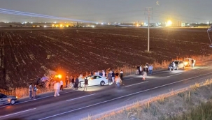 Şanlıurfa'da otomobil ile traktör çarpıştı, 2 yaralı 