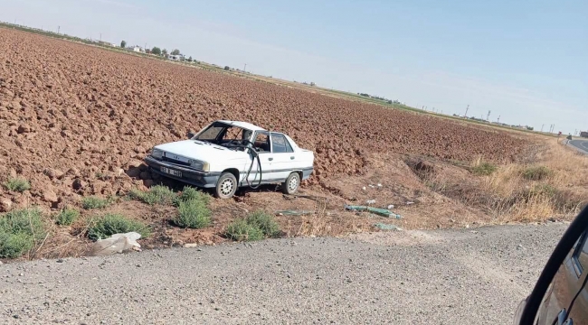 Şanlıurfa'da otomobil takla attı: 1 Yaralı