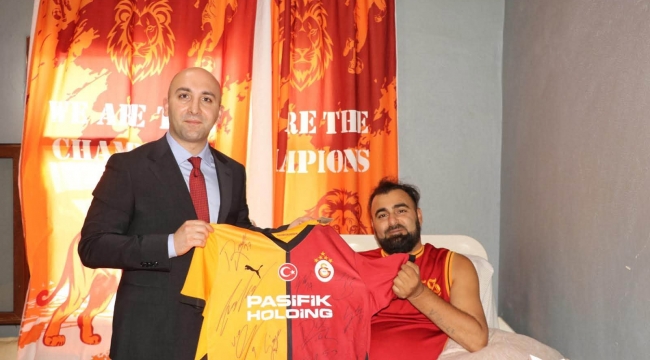 Ceylanpınar Kaymakamı'ndan gaziye Galatasaray sürprizi