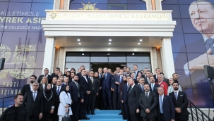 Erdoğan, AK Parti Şanlıurfa İl Başkanlığı'nın yeni hizmet binasını açtı