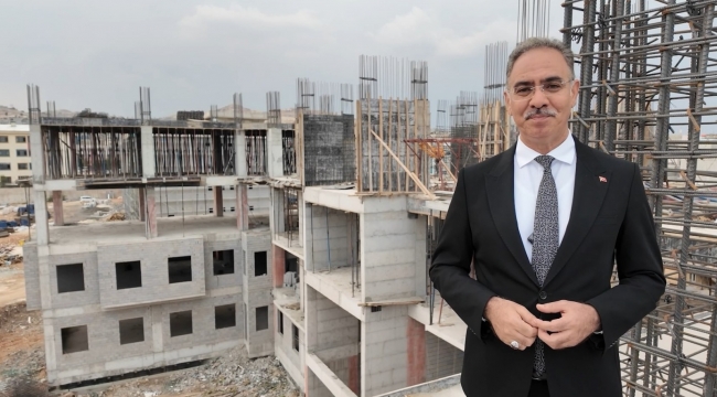 Eyyübiye Belediyesi Hizmet Binası Yükseliyor