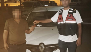 Harran'da Araç Hırsızlığı Çözüldü! Şüpheli Jandarmadan Kaçamadı