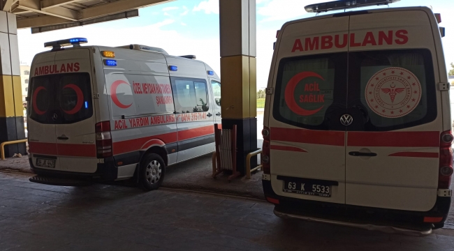 Harran'da elektrik akımı vakası: Adamın sağlık durumu kritik