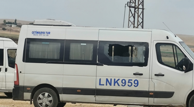 Harran'da Servis Şoförü Hastanelik Oldu