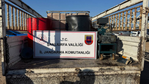 Jandarmadan Viranşehir'de Baskın! Kaçak Akaryakıt Ele Geçirildi