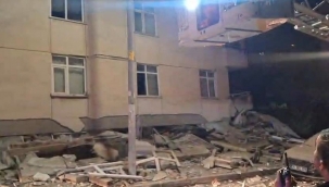 Maltepe'de 7 Katlı Binanın 3 Katı Bir Anda Çöktü