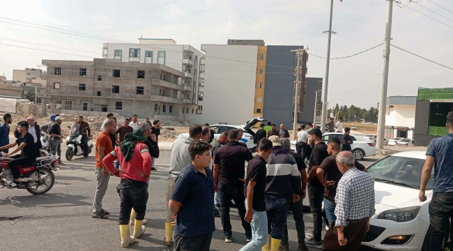 Şanlıurfa'da Korkutan Kaza! Motosiklet Sürücüsü Yola Savruldu