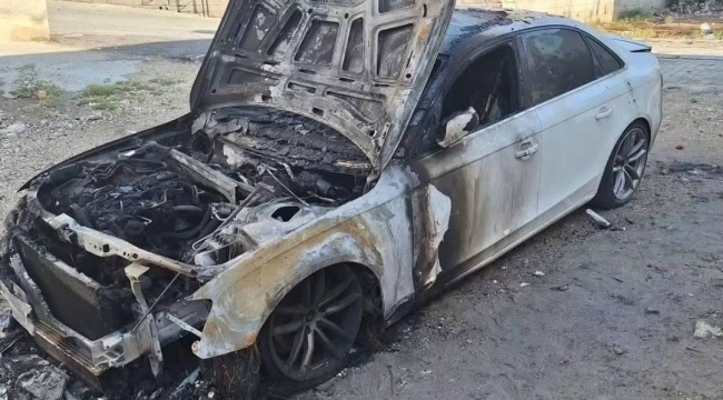 Şanlıurfa'da Korkutan Olay! Aracı Kurşunlayıp Benzinle Ateşe Verdiler