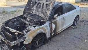 Şanlıurfa'da Korkutan Olay! Aracı Kurşunlayıp Benzinle Ateşe Verdiler