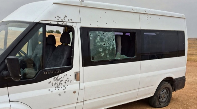 Şanlıurfa'da minibüse silahlı saldırı