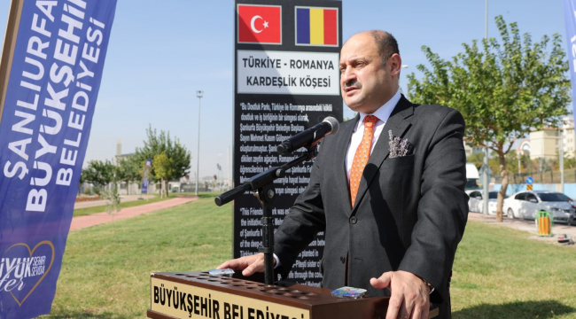 Şanlıurfa İle Pitești Arasında Dostluk Fidanları Toprakla Buluştu