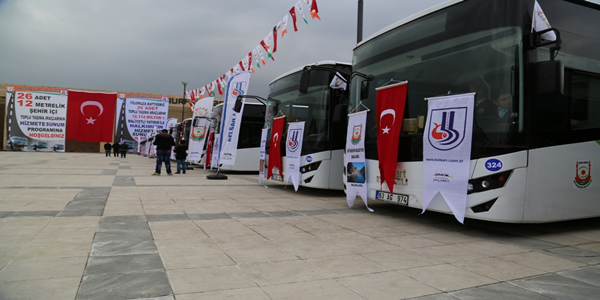 Büyükşehir 20 yeni otobüs aldı