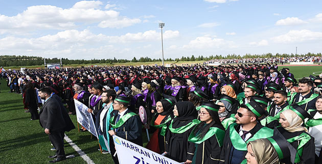 Harran Üniversitesi'nde Mezuniyet Töreni Yapıldı