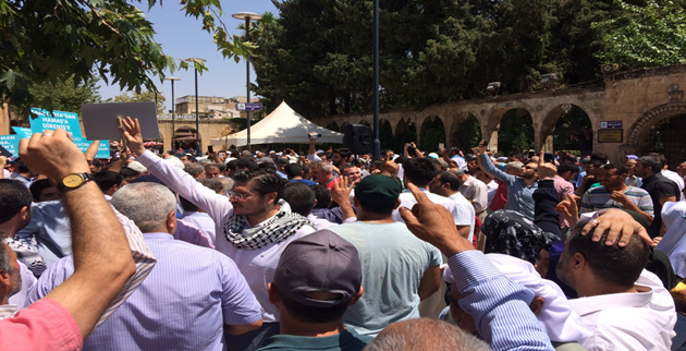 Şanlıurfa'da İsrail Protestosu