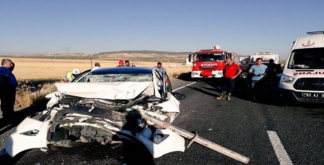 Şanlıurfa'da trafik kazası, 6 yaralı