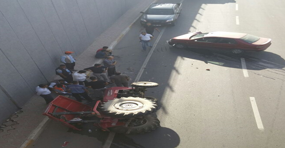 Şanlıurfa'da trafik kazası,2 yaralı
