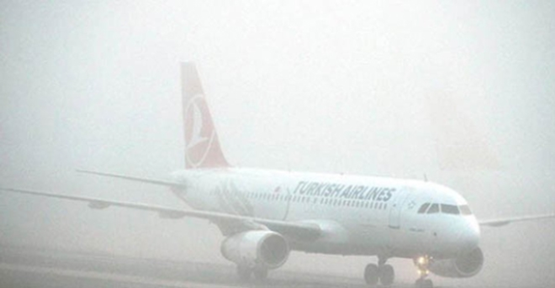 Şanlıurfa'da uçak seferleri sisli havaya takıldı