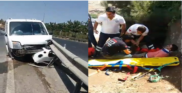 Şanlıurfa'da Zincirleme Trafik Kazası, 1 Yaralı
