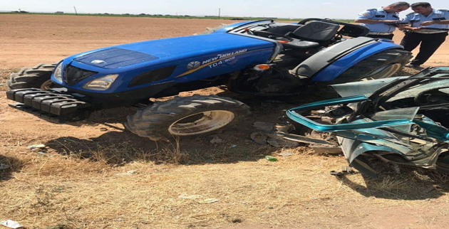 Suruç'ta Traktör İle Otomobil Çarpıştı 1 Ölü 5 Yaralı