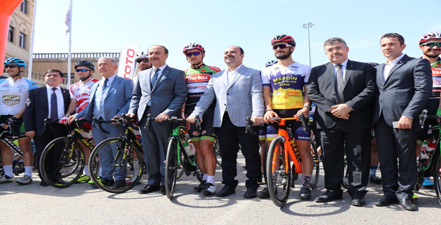 "Uluslararası Mezopotamya Bisiklet Turu' Urfa'dan start aldı