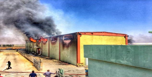 Urfa'da Gıda Deposunda Yangın