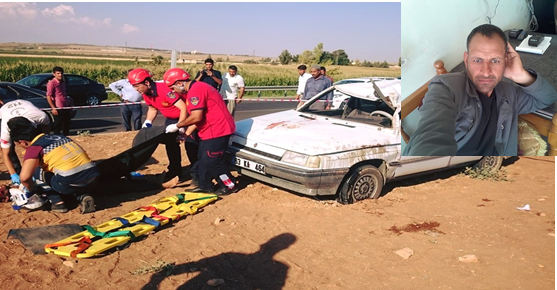 Urfa'da otomobil takla attı, 1 ölü, 3 yaralı