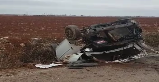 Urfa'da otomobil takla attı 2 öğretmen yaralandı