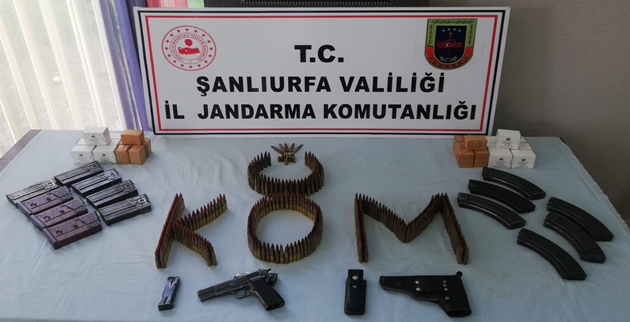 Viranşehir'de silah operasyonu, 2 gözaltı