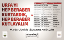 11 Nisan Şanlıurfa'nın Kurtuluş etkinlikleri