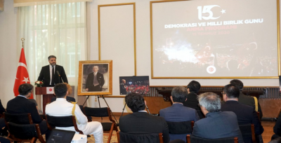 15 Temmuz Çin Pekin Büyükelçiliğinde anıldı