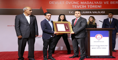 16 Şehit Ailesi Ve Gaziye Devlet Övünç Madalyası Verildi
