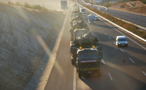 17 Tırlık Tank sevkiyatı Urfa'dan geçiş yaptı