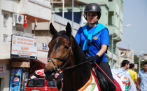 19 Mayıs kutlamasında At birliğine ilgi büyüktü