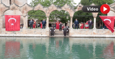 23 Nisan Dolayısıyla Balıklıgöl'de İstiklal Marşı Okundu