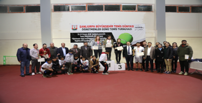 24 Kasım Öğretmenler Günü Dolayısıyla Tenis Turnuvası Düzenlendi 